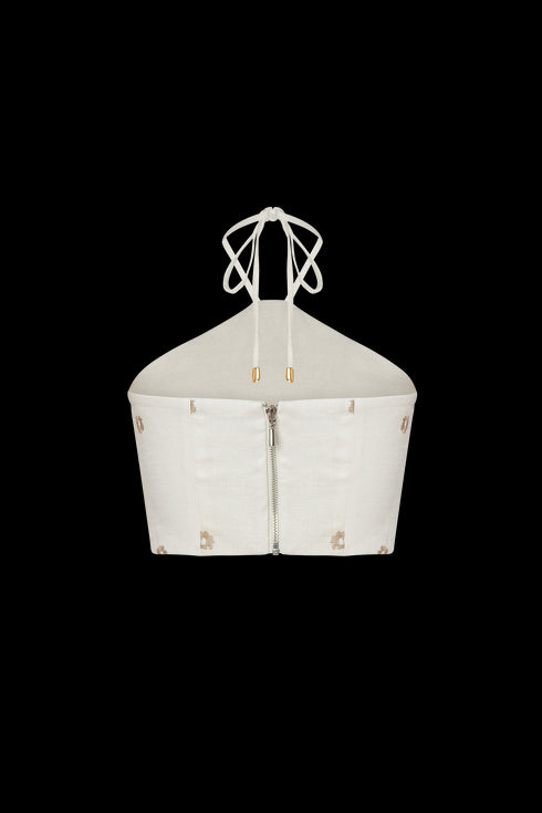 Top Halter Inamorata Cream